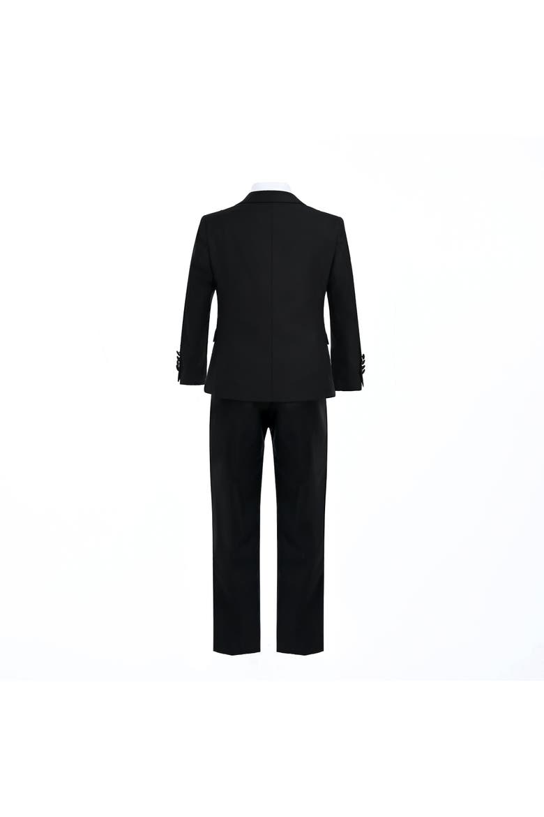 Peak Lapel Tuxedo Set, Alternate, color, Black
