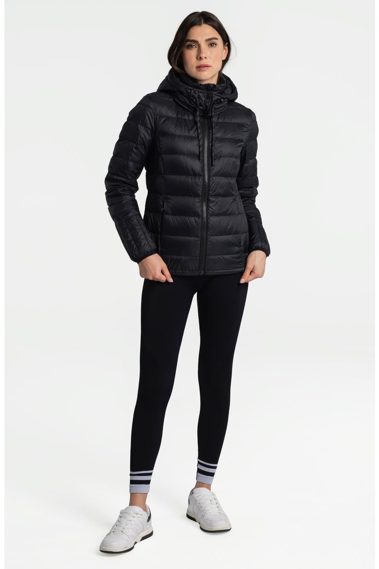 Emeline Water Repellent 550 Fill Power Down Jacket, Alternate, color, BLACK BEAUTY