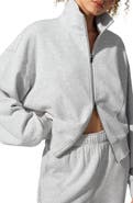 Lilysilk SILKERRY Oversized Heirloom '89 Zip Stand Collar Jacket