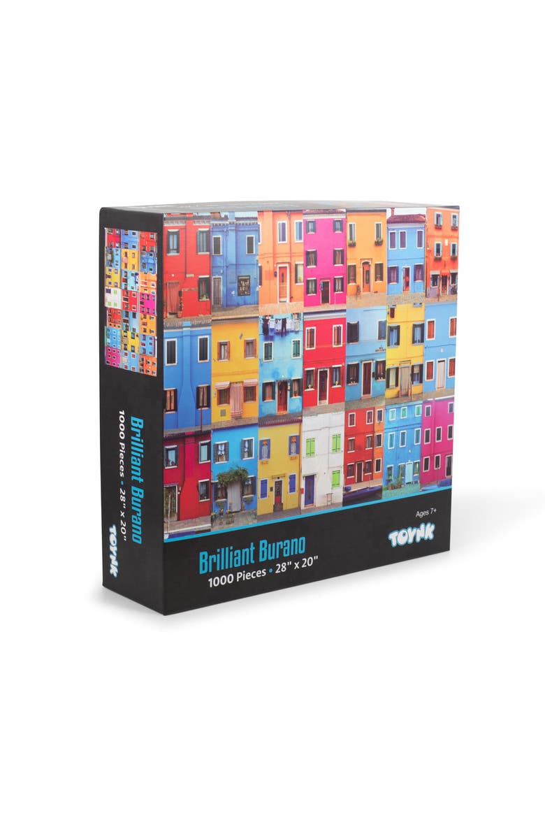 Brilliant Burano Island Venice, Italy Puzzle | 1000 Piece Jigsaw Puzzle, Main, color, Multi-Color