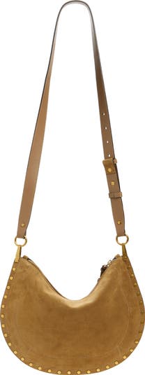 ショルダーバッグ・ポシェット OSKAN SOFT SHOULDER BAG ISABEL MARANT Oskan Soft Zipped suede shoulder bag | NET-A