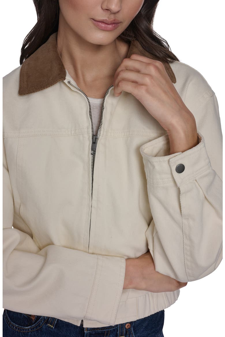 Corduroy Collar Chore Jacket, Alternate, color, ECRU