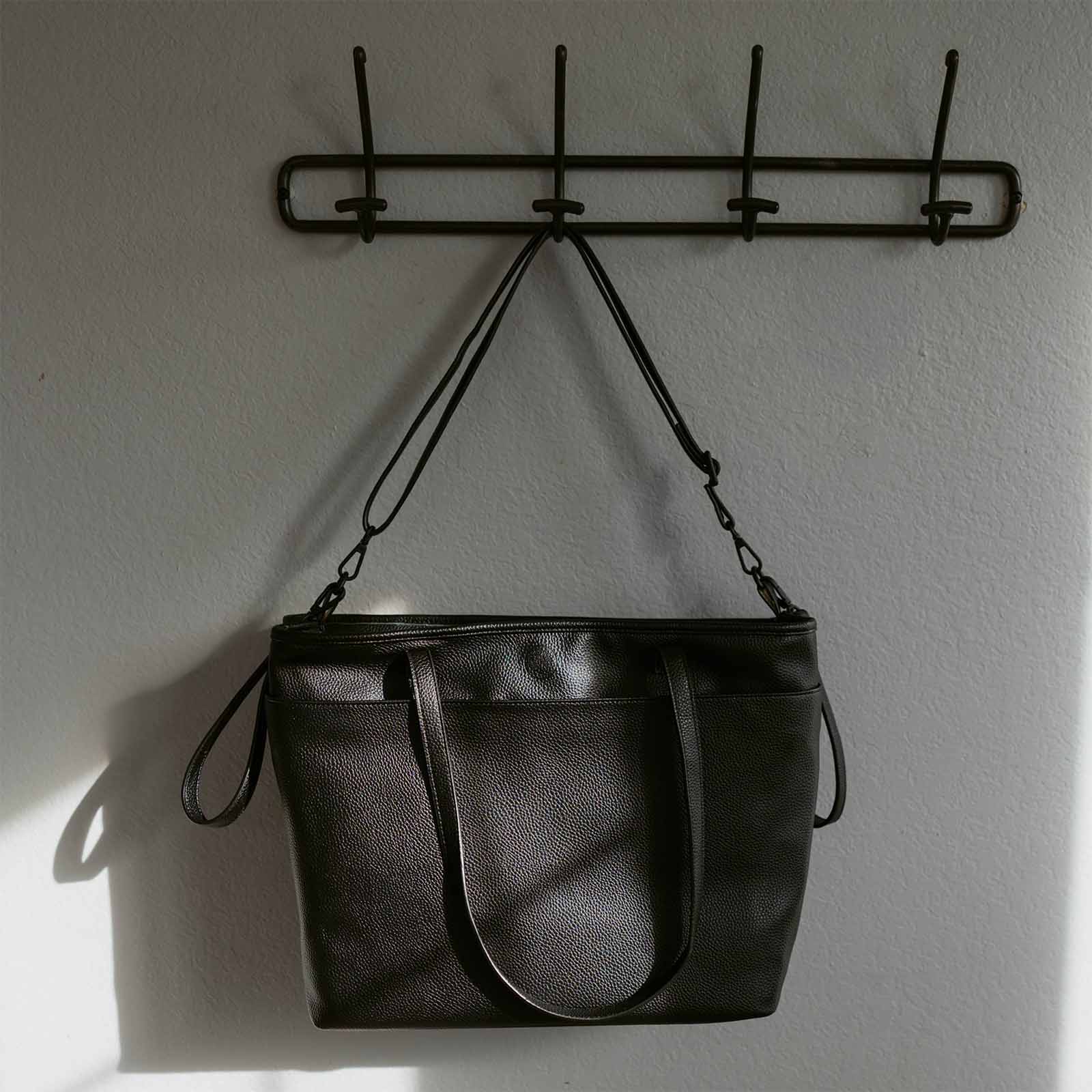 Parker Baby Co. Willow Tote, Alternate, color, Black