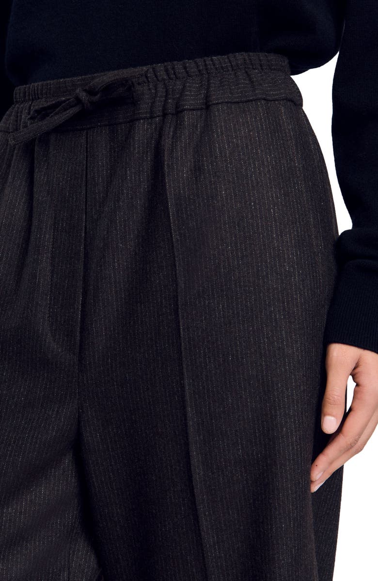 SANDRO Striped trousers, Alternate, color, 