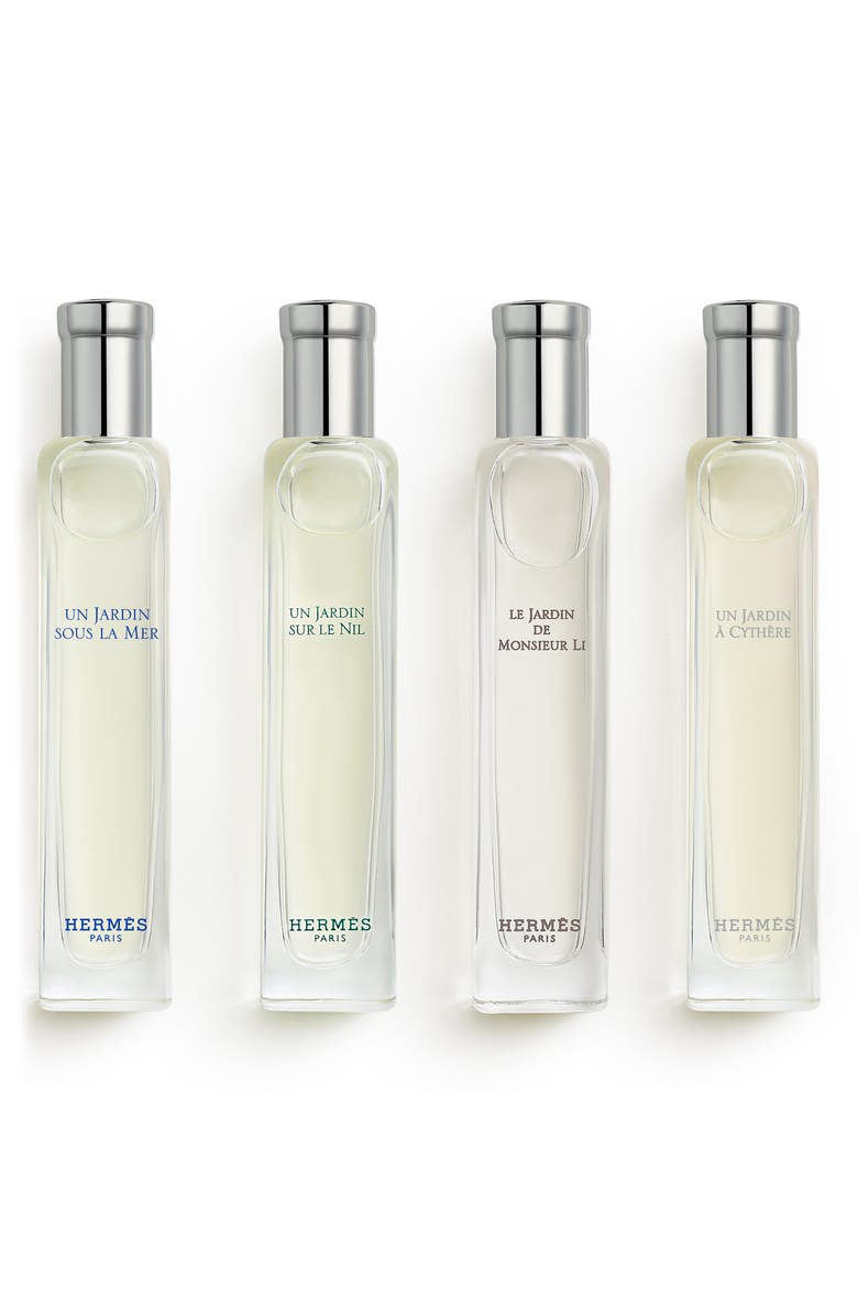 Hermès The Parfums-Jardins Eau de Toilette 4-Piece Travel Set, Alternate, color, 