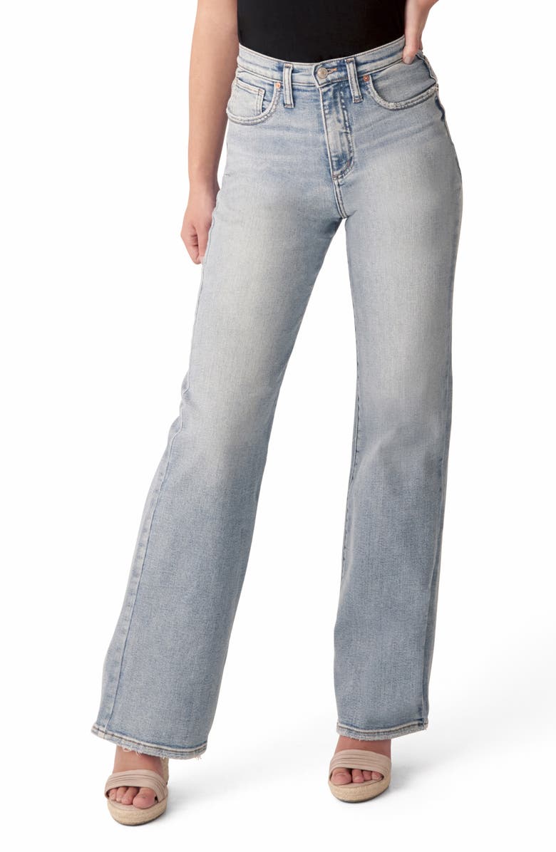Silver Jeans Co. Highly Desirable High Waist Trouser Jeans, Main, color, 