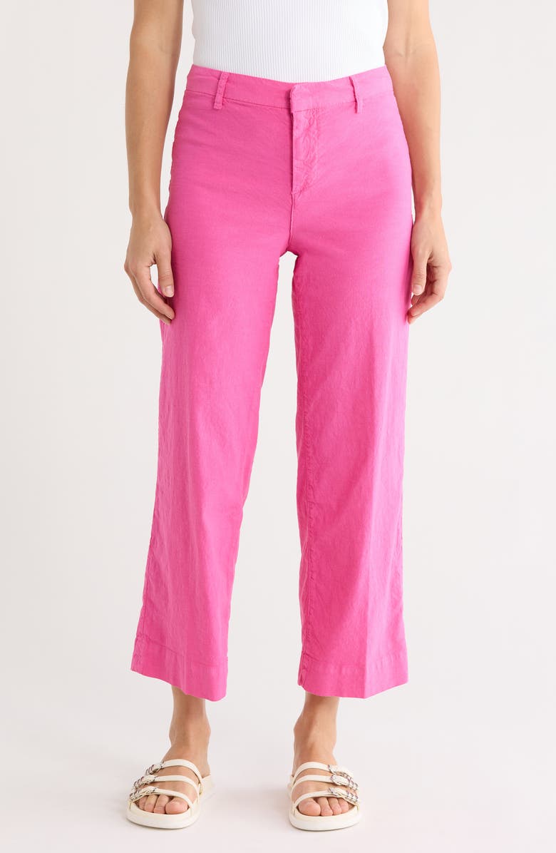 Frank & Eileen Wide Leg Pants, Main, color, Guava