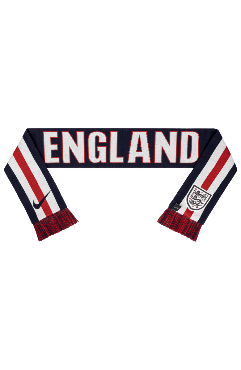 Nike England National Team Local Verbiage Scarf, Main, color, Navy