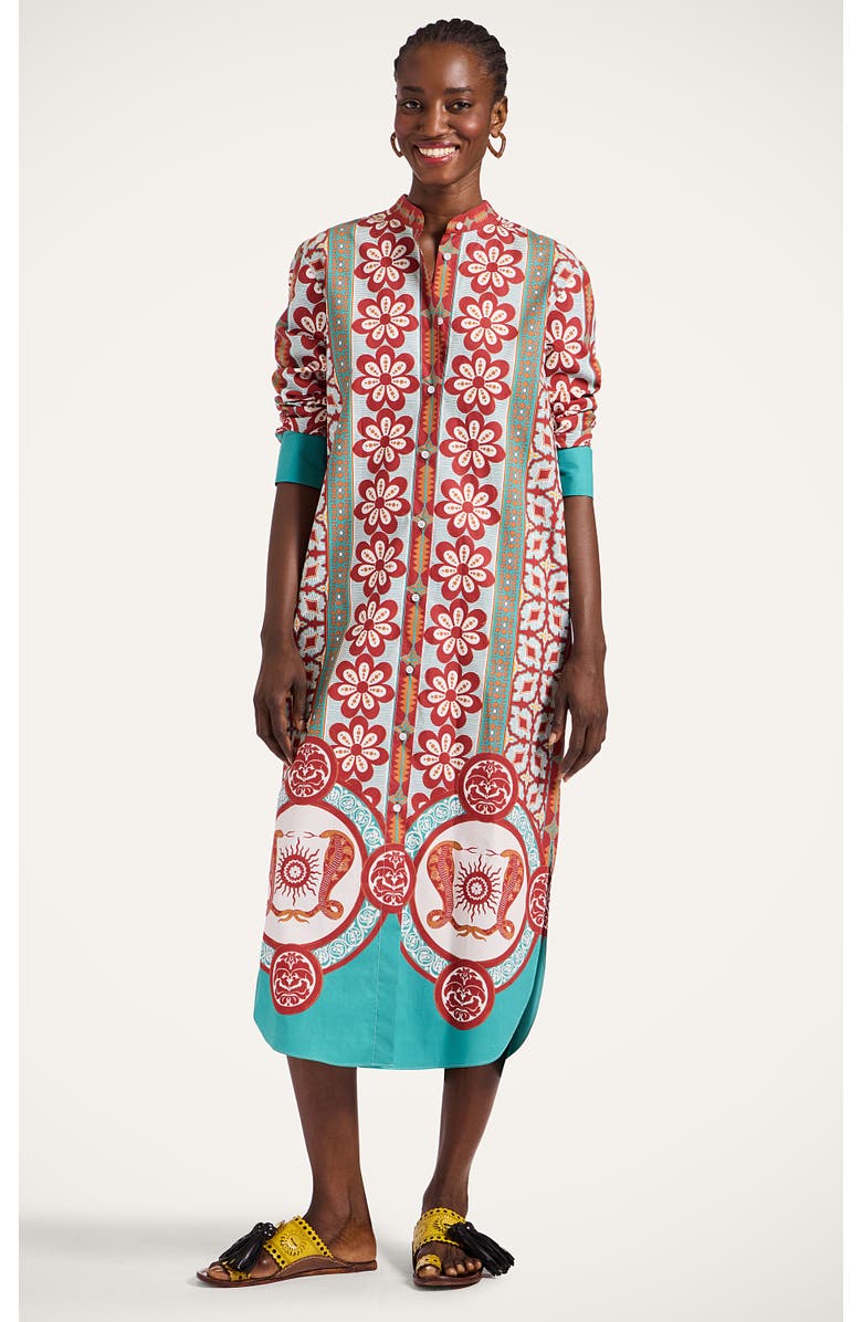 La DoubleJ Sundowner Tunic Pagoda Placée Rust, Main, color, 