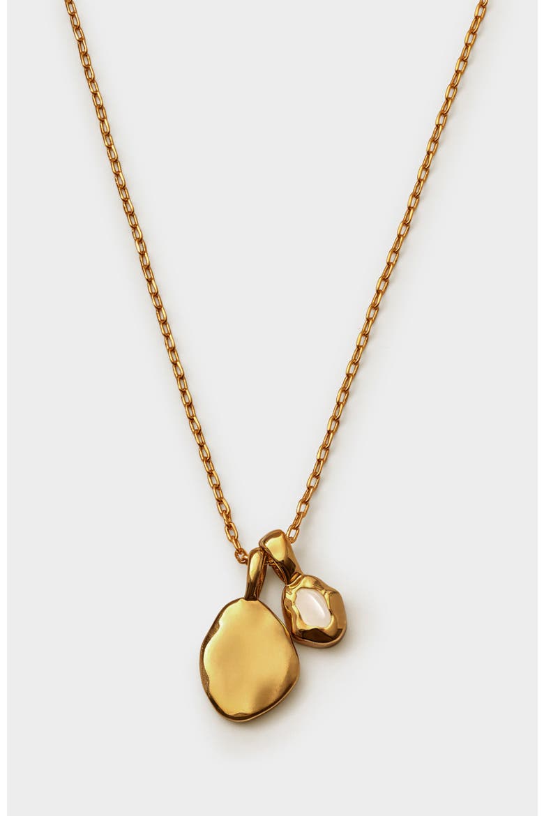 Birthstone Necklace, Alternate, color, April (Rock Crystal)