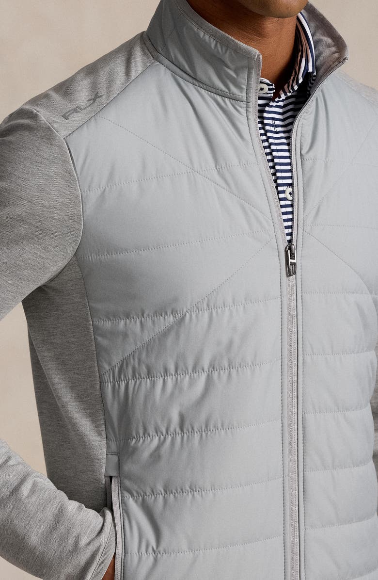 Polo Ralph Lauren Performance Mixed Media Jacket, Alternate, color, Andover Heather