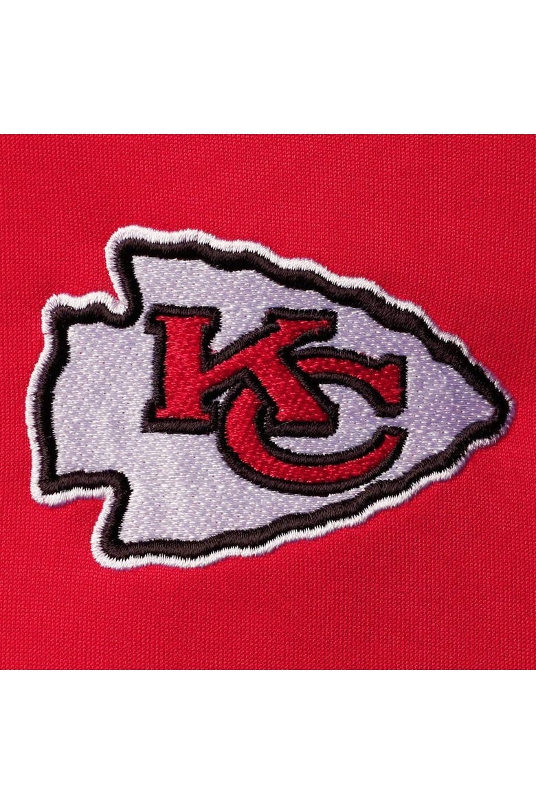 Men's Red/Gold Kansas City Chiefs Big & Tall Quarter-Zip Hoodie, Alternate, color, Red