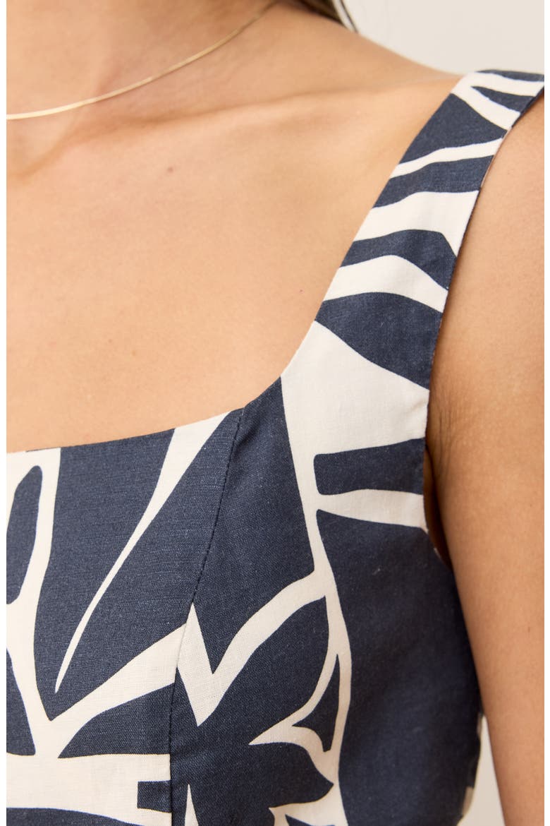 Zoe Print Crop Tank, Alternate, color, MIDNIGHT MOSAIC