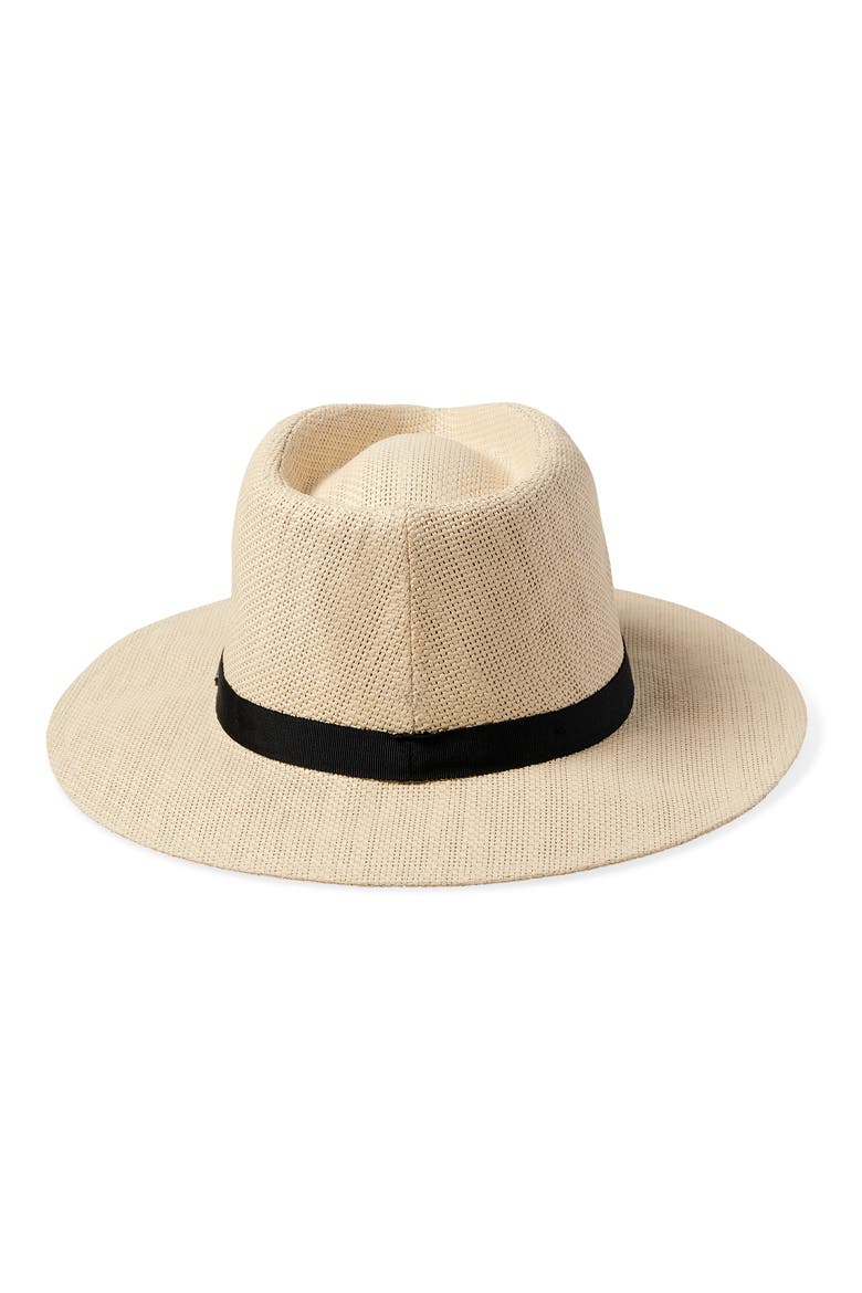 Carolina Packable Straw Hat, Alternate, color, NATURAL