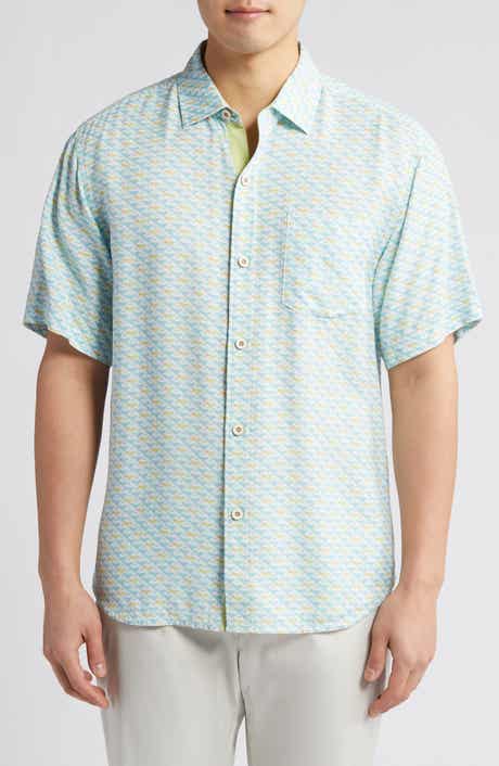 Tommy Bahama Veracruz Cay Cocktail Mixer Short Sleeve Button-Up Shirt