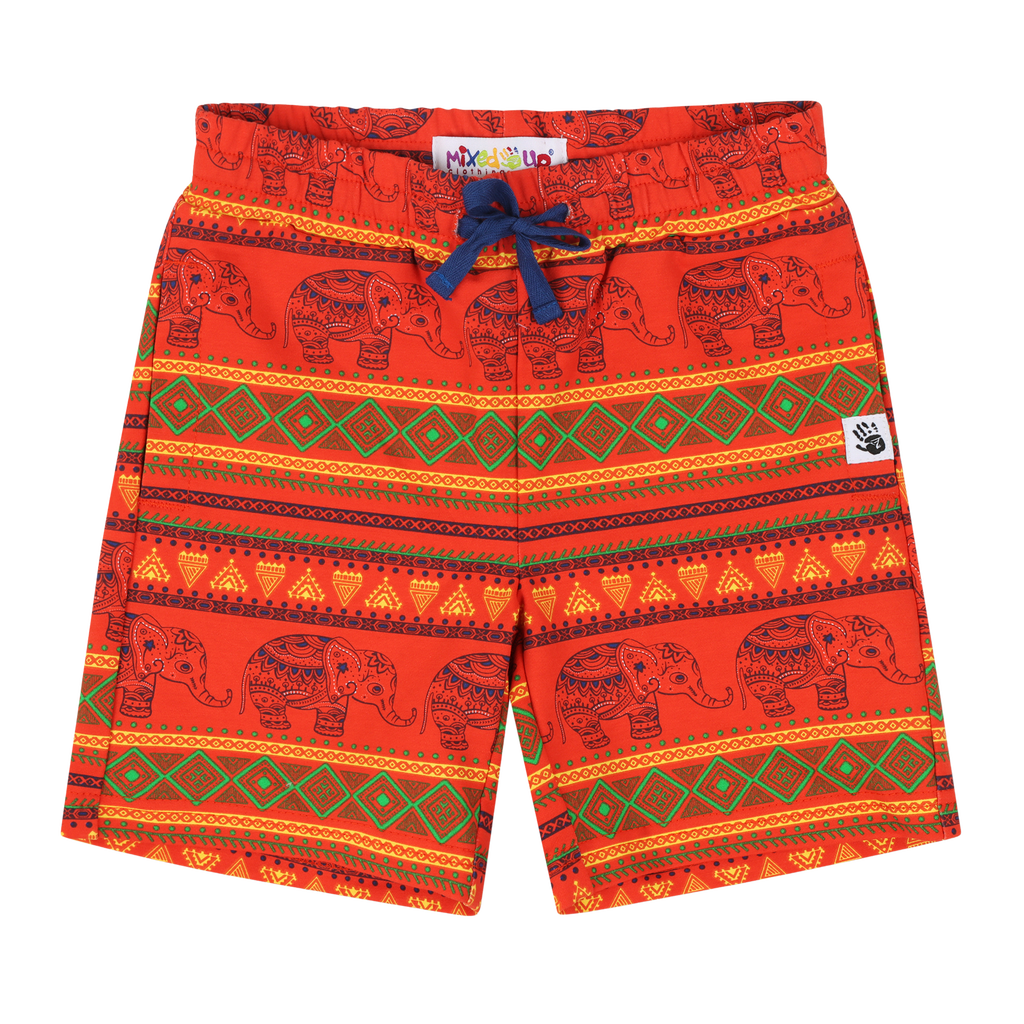Mixed Up Clothing Boys Sweatshorts In Jacquard Stripe
