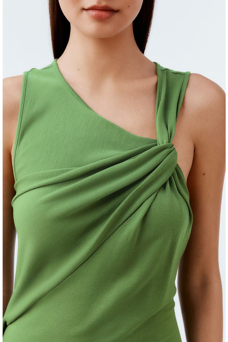 Slinky Ruched Maxi Dress, Alternate, color, KHAKI GREEN