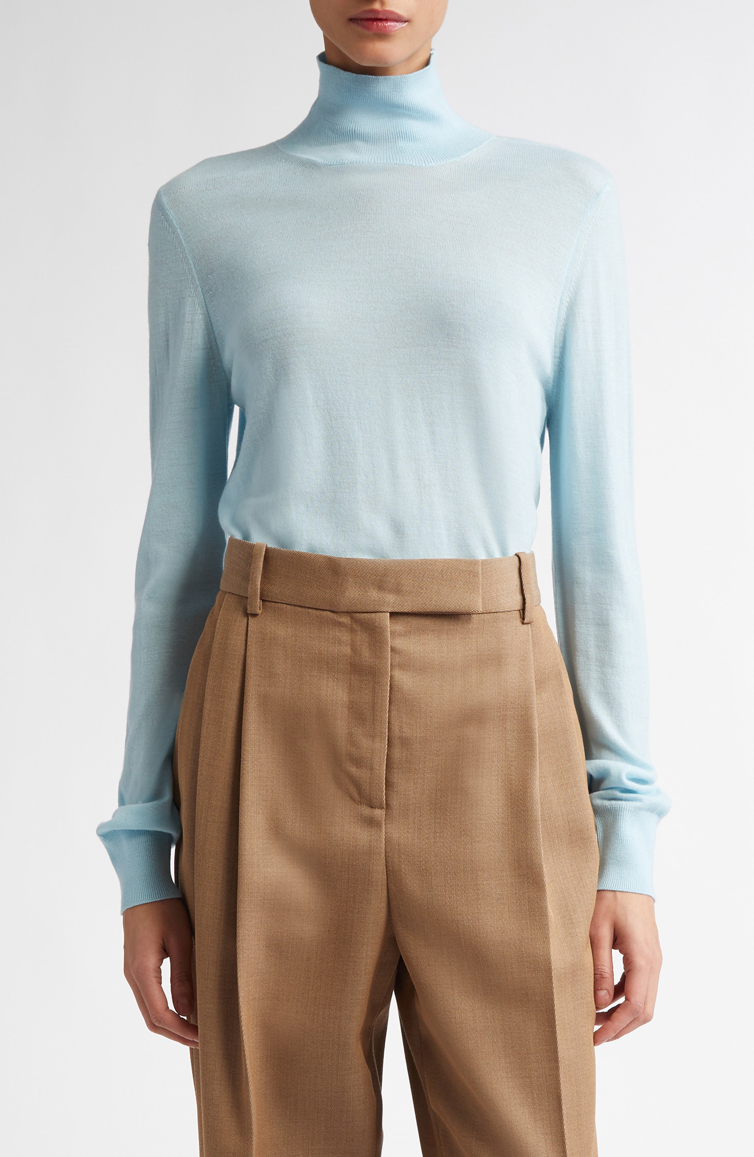 Susan Turtleneck Virgin Wool Sweater - image 3