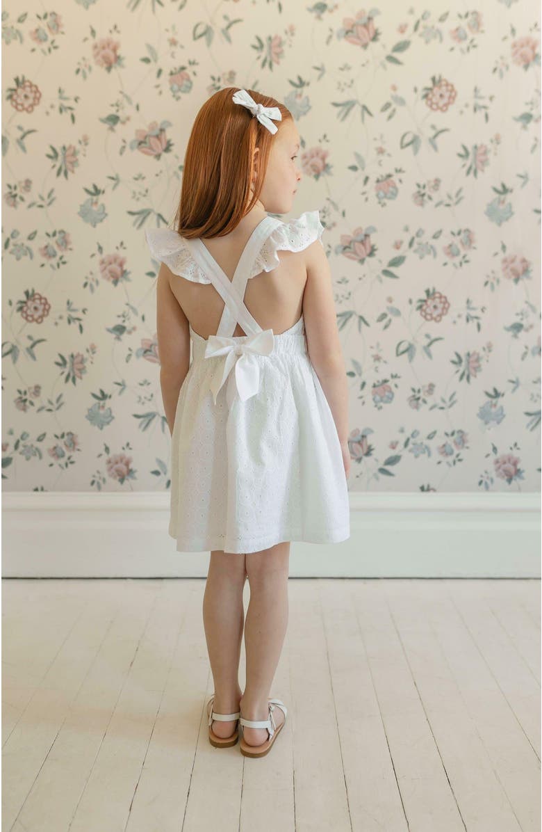 Hope & Henry Girls' Ruffle Apron Dress, Toddler, Alternate, color, 