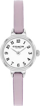 COACH Iris Leather Strap Watch, 22.5mm