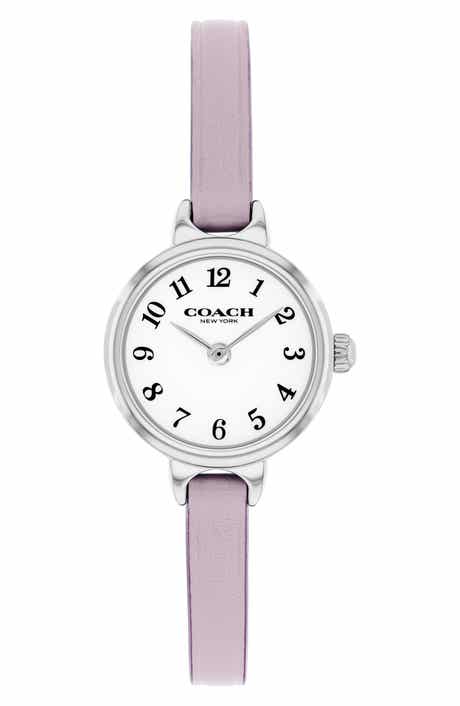 Iris Leather Strap Watch, 22.5mm