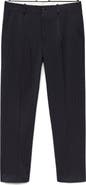 MANGO Slim Fit Pleated Pinstripe Suit Pants