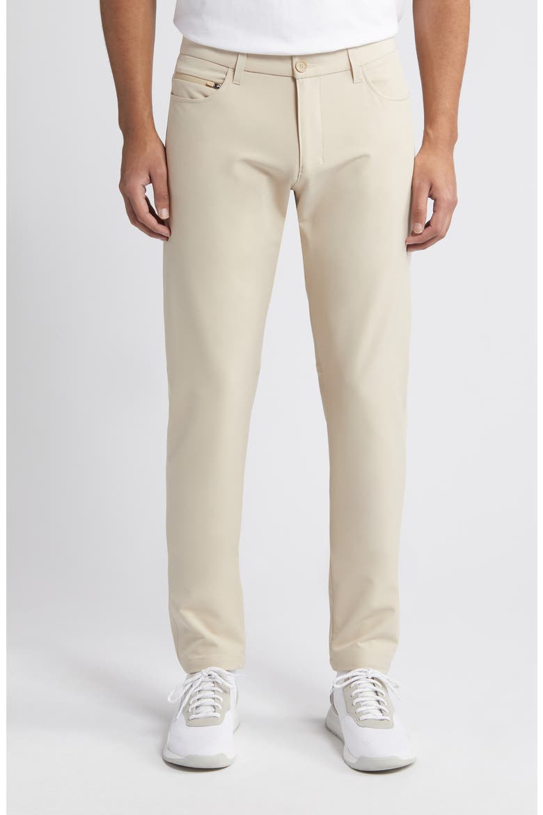 Slim Fit Pants, Main, color, MED BGE