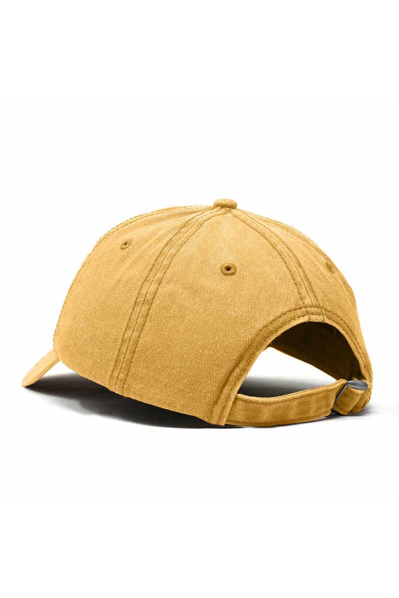 Mens Lil Alien Cotton Dad Cap, Alternate, color, Washed Gold