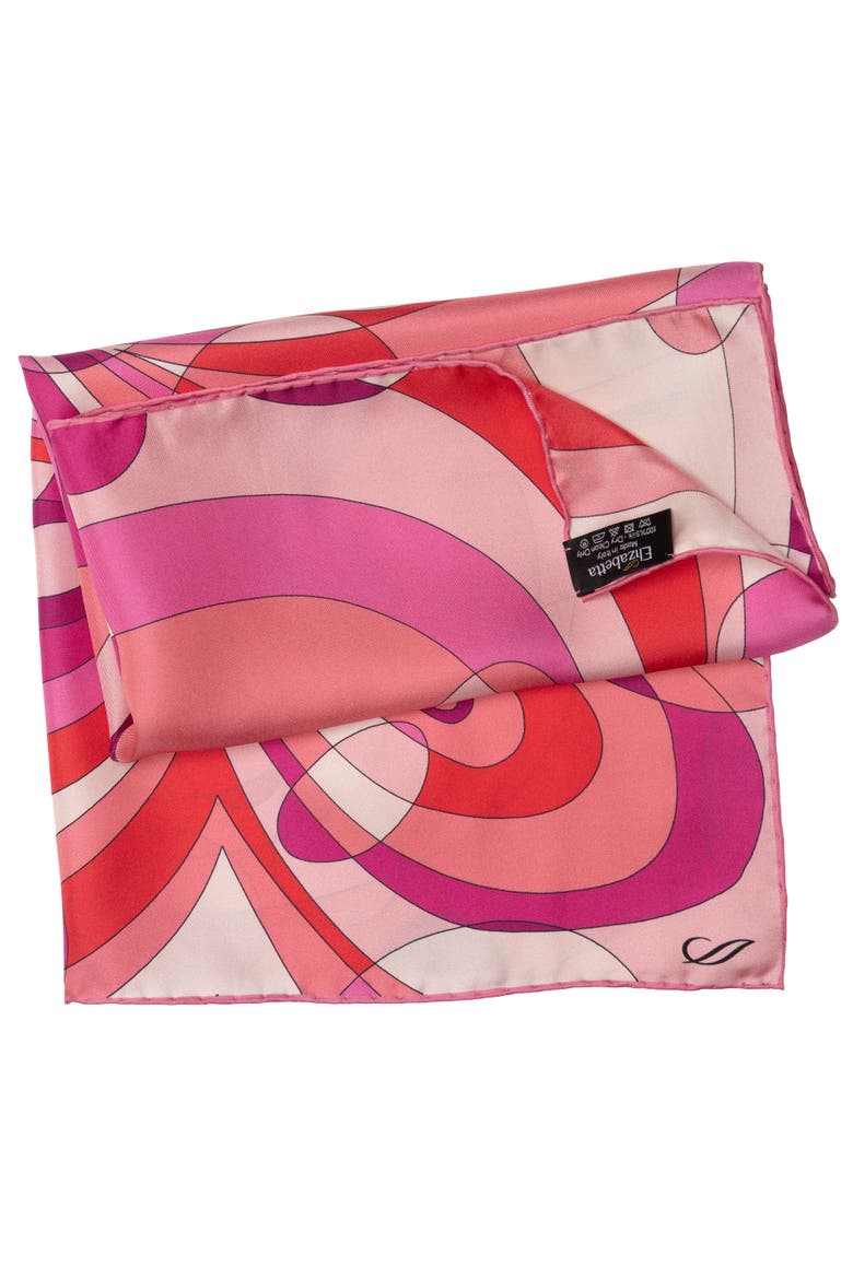Michelle - Silk Bandana for Women, Alternate, color, Fuchsia