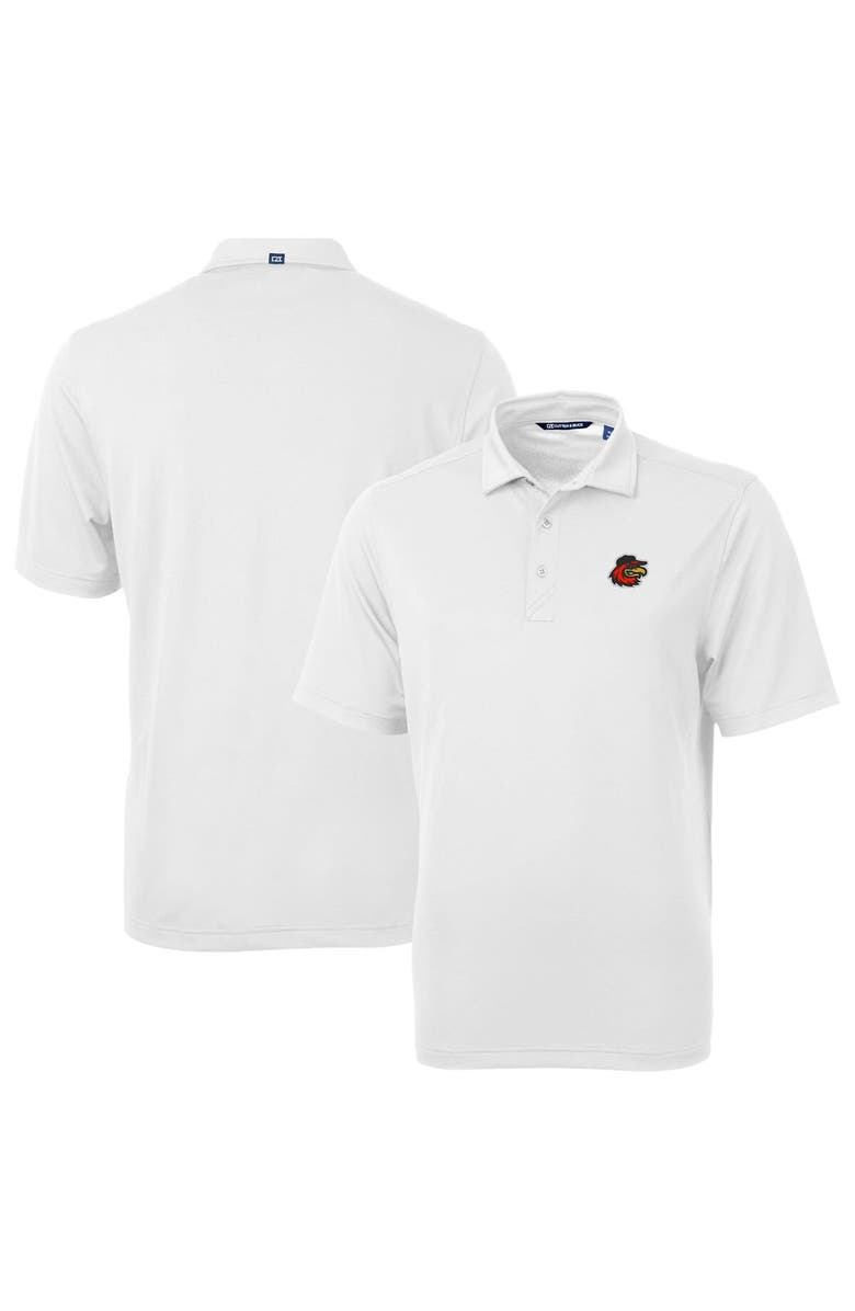 Cutter & Buck Men's Cutter & Buck White Rochester Red Wings Virtue Eco Pique Recycled Polo, Main, color, 
