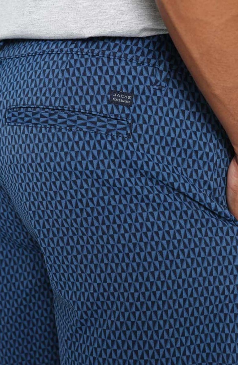 JACHS Performance Tech Shorts, Alternate, color, Navy Geo Print