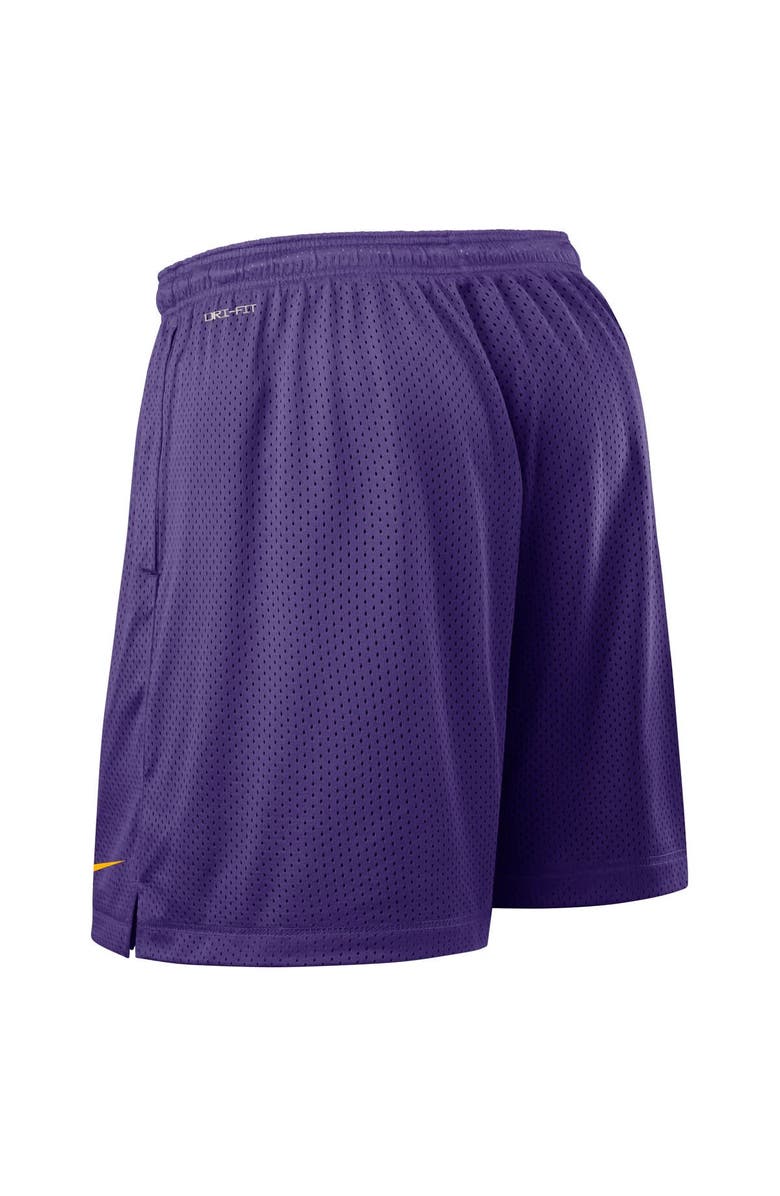 Nike Men's Nike Purple/Gold LSU Tigers 2025 Sideline Reversible Performance Shorts, Alternate, color, 