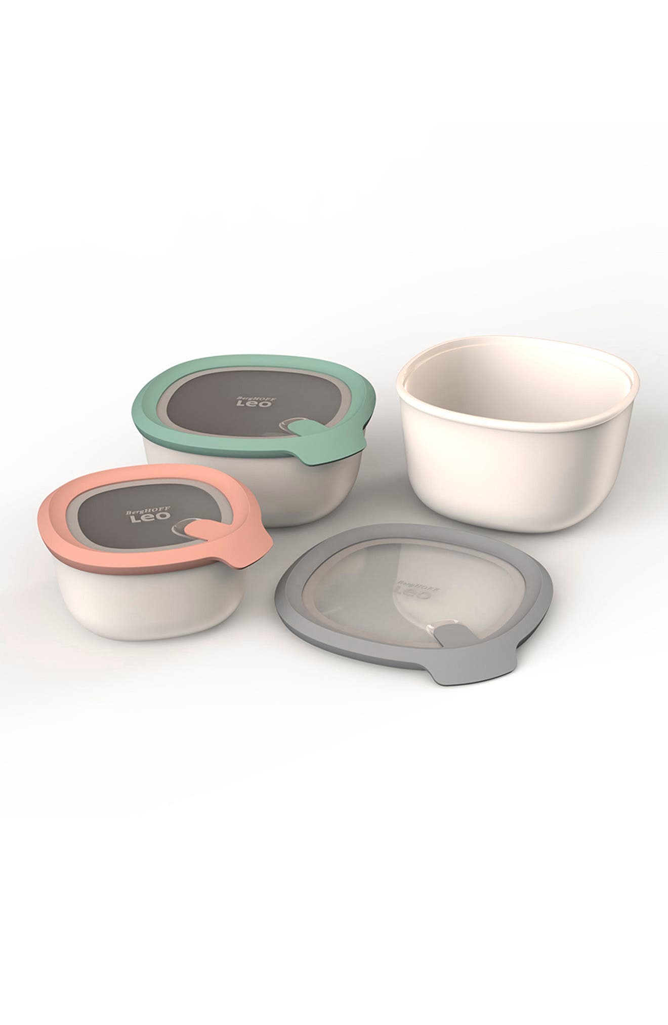 BERGHOFF INTERNATIONAL Leo To Go 3-Piece Covered Bowl Set