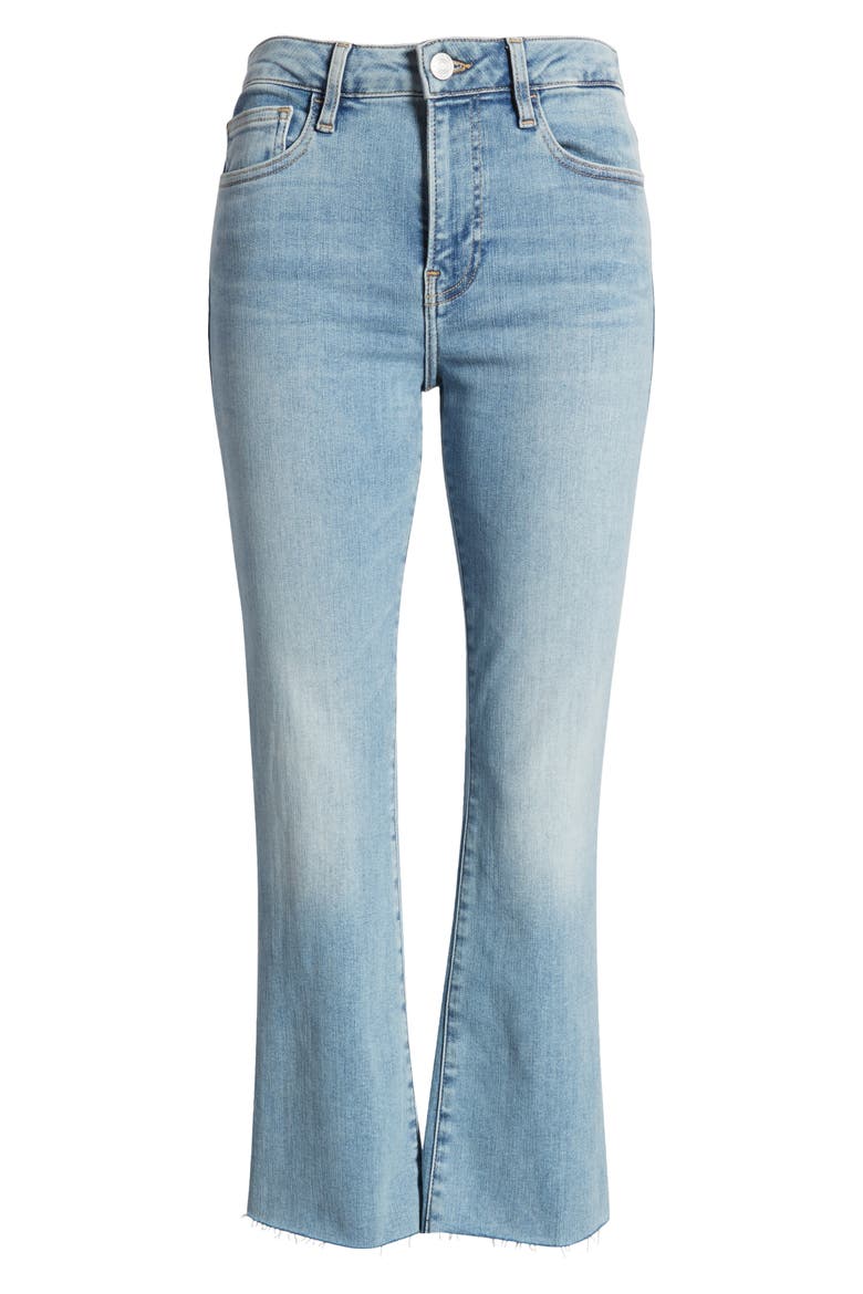 Le Crop Mini Bootcut Raw Step Hem Jeans, Alternate, color, COLORADO