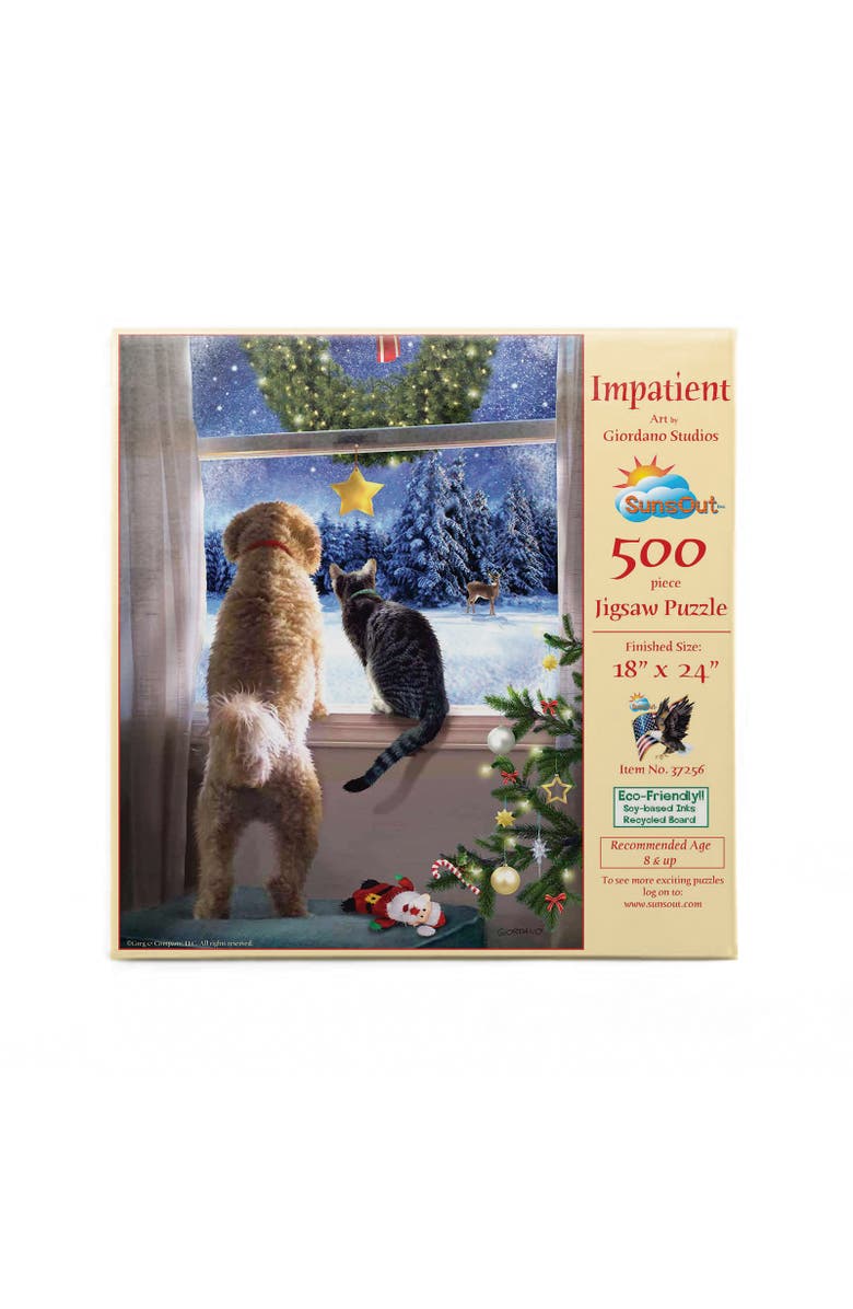 Sunsout Impatient 500 piece Jigsaw Puzzle for Adults, Alternate, color, Multicolor