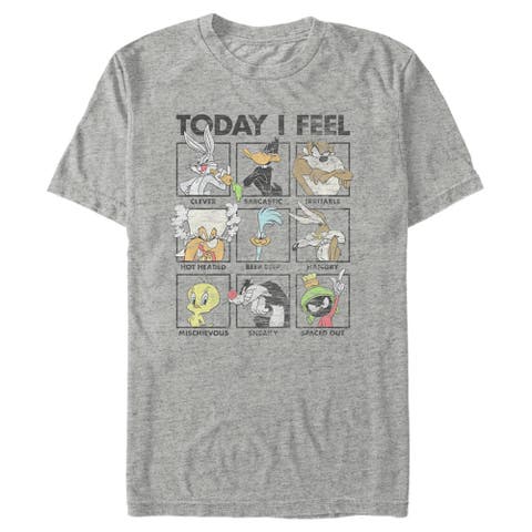 Men's Today I Feel… Character Moods Short Sleeve Graphic T-shirt