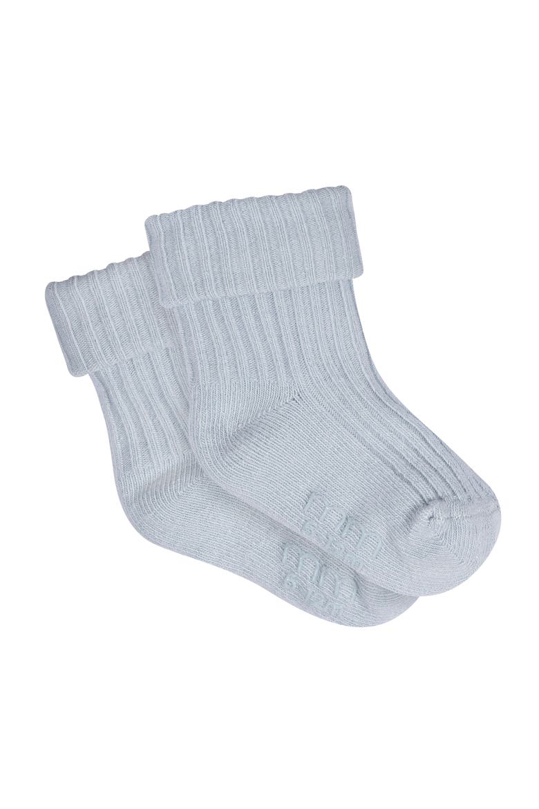 Rolled Cuff Ribbed Socks, 4-pack, Alternate, color, Blue