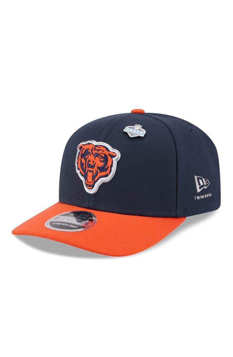 New Era Men's New Era  Navy/Orange Chicago Bears 2026 NFL Draft 9SEVENTY Adjustable Hat, Main, color, Navy