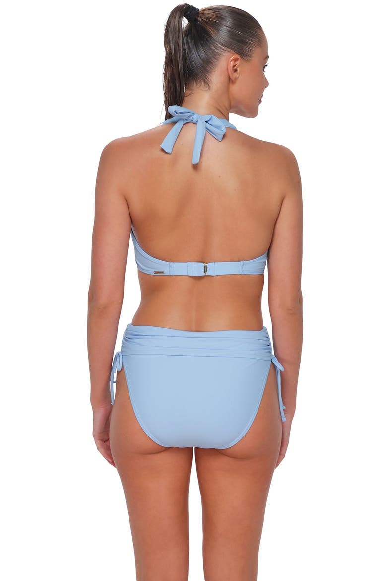 Muse Halter Bikini Swimsuit Top - D Cup, Alternate, color, Blue Whisper