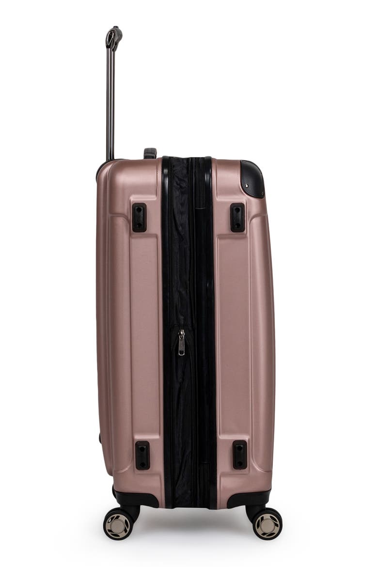 Renegade Lightweight Hardside Expandable Spinner Luggage, Alternate, color, ROSE GOLD