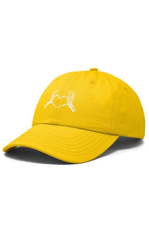 DALIX DALIX SKELETON HEART EMBROIDERED DAD HAT