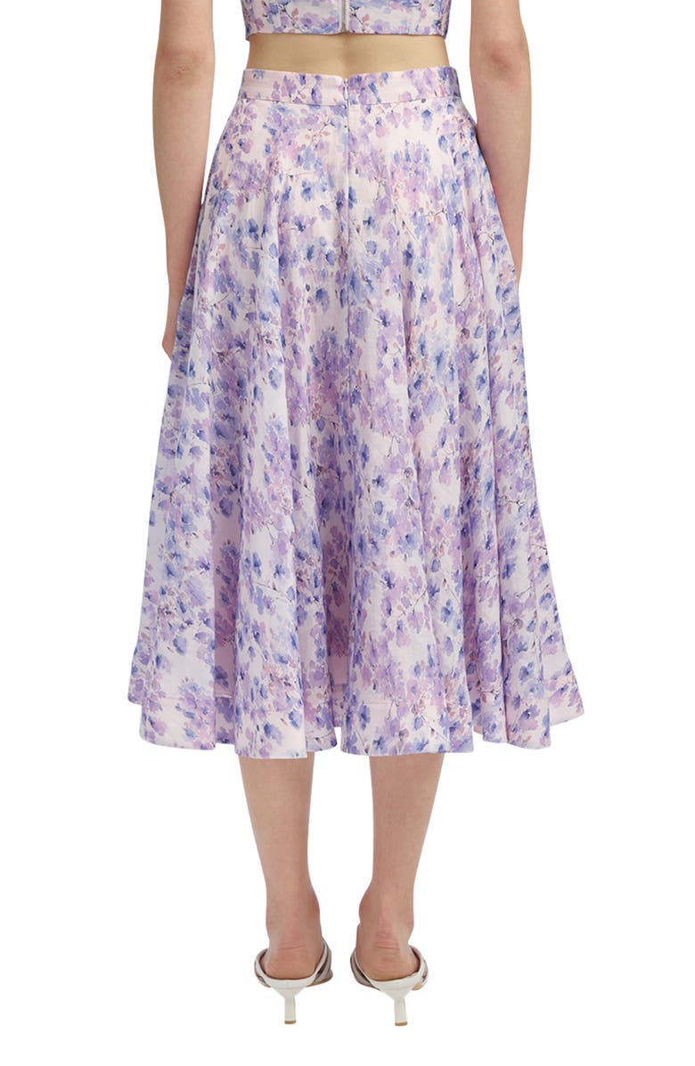 Bardot Mirabelle Floral Print Skirt, Alternate, color,