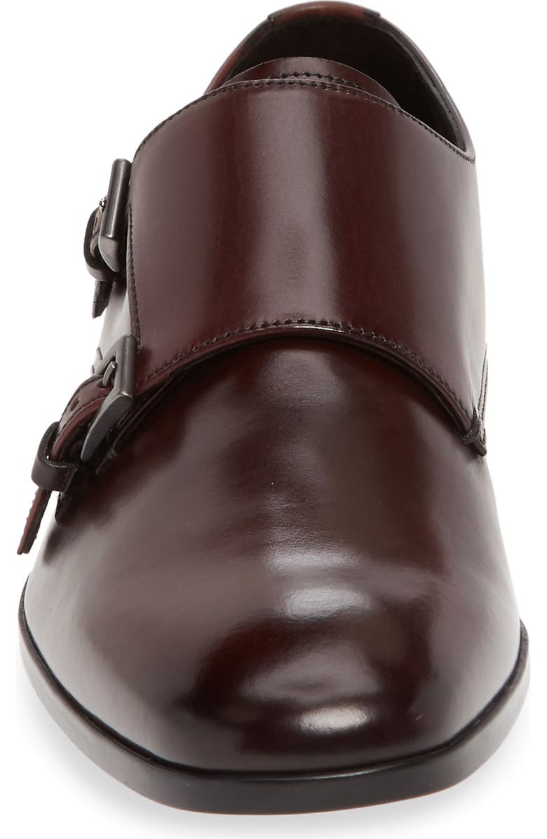 Prada Double Monk Strap Shoe, Alternate, color,