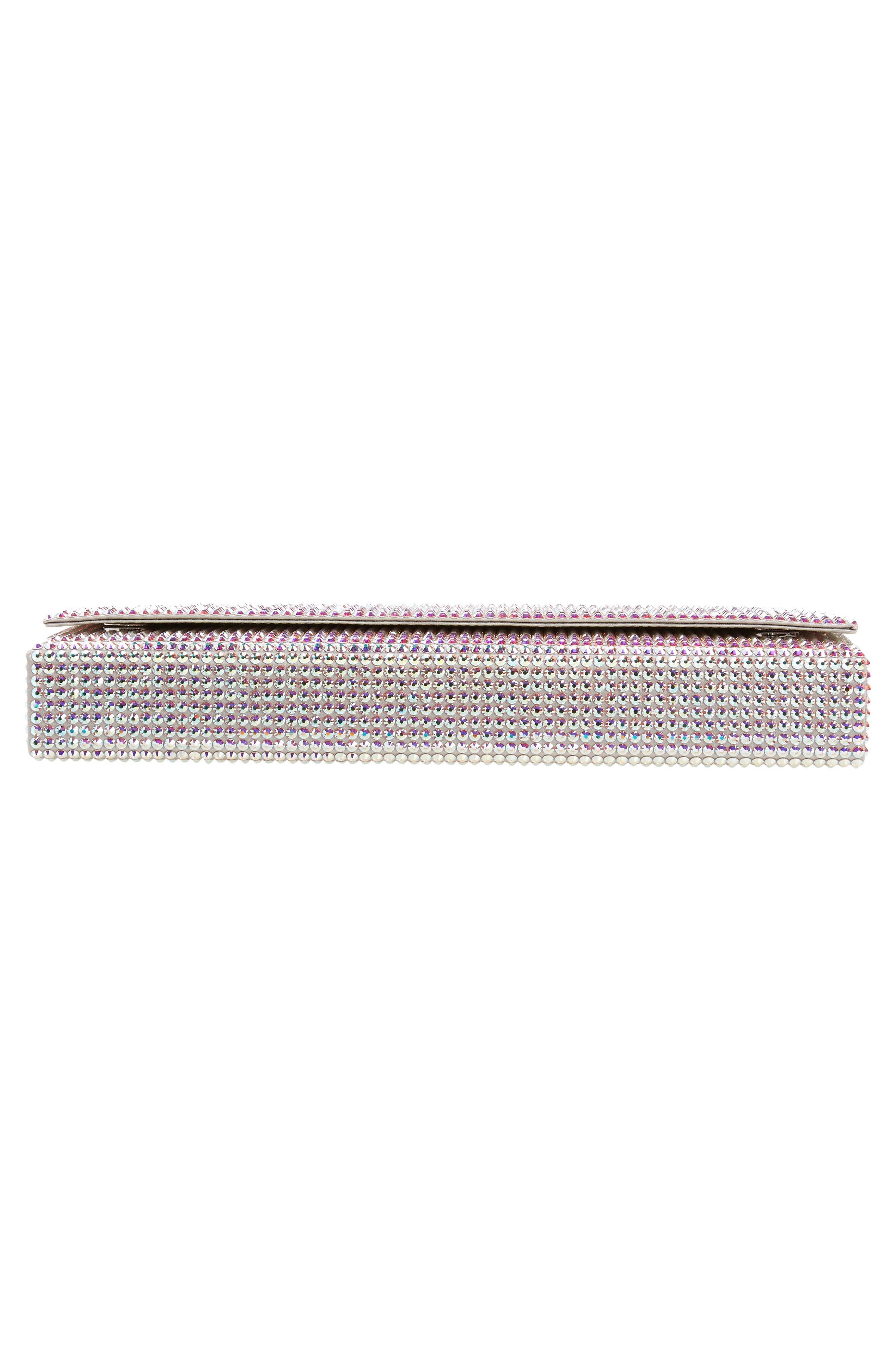 Amina Muaddi Amini Paloma Crystal Box Clutch, Alternate, color, 