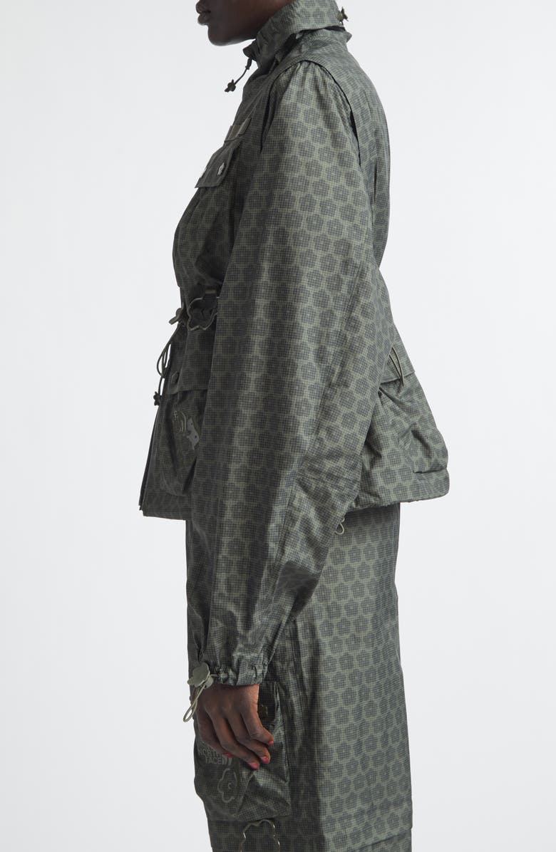 Cecilie Bahnsen x The North Face Water Repellent Jacket, Alternate, color, Forest Night Green