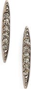 Nadri Kate Pavé Spear Stud Earrings