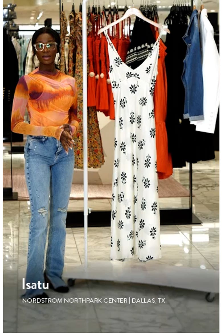 Floral Satin Maxi Slipdress video