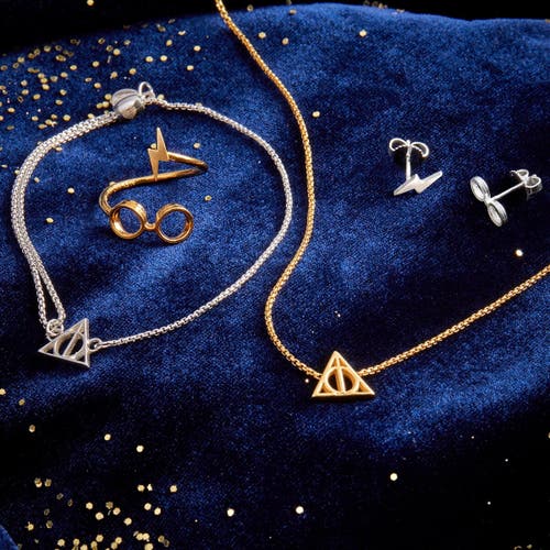 Alex And Ani Harry Potter (tm) Glasses Ring Wrap Super In Gold