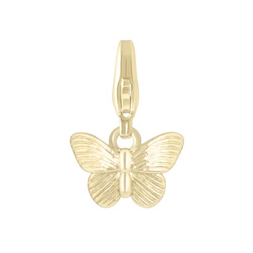 Electric Picks Butterfly Charm in Gold 