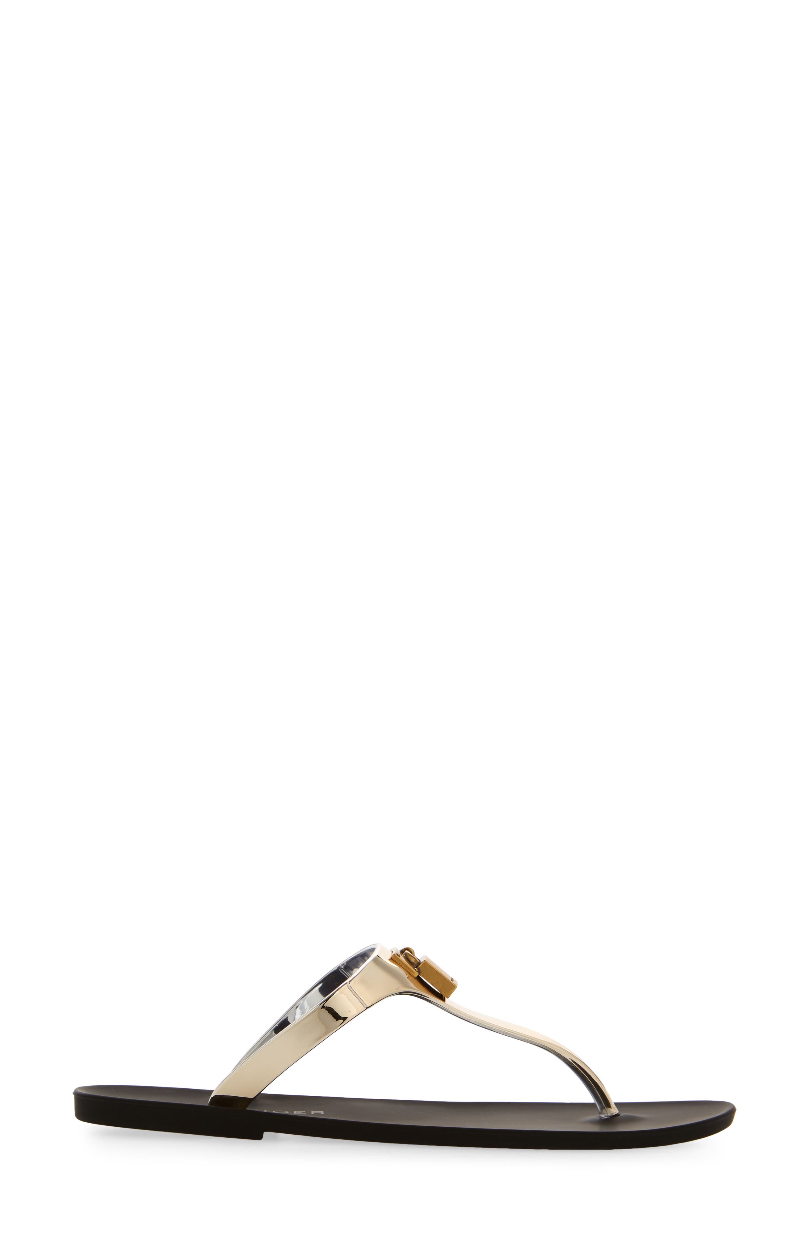 Brixton Jelly Sandal, Alternate, color, GOLD